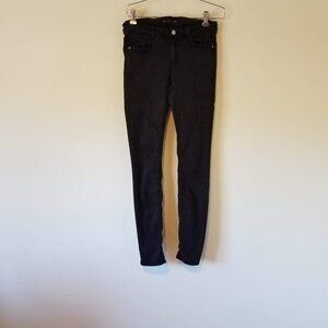 Zara Trafaluc Denim Makers Women's EUR 38 US 6 Black Skinny Denim Jeans
